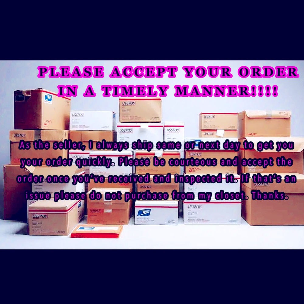 PLEASE READ BEFORE PURCHASING FROM MY CLOSET